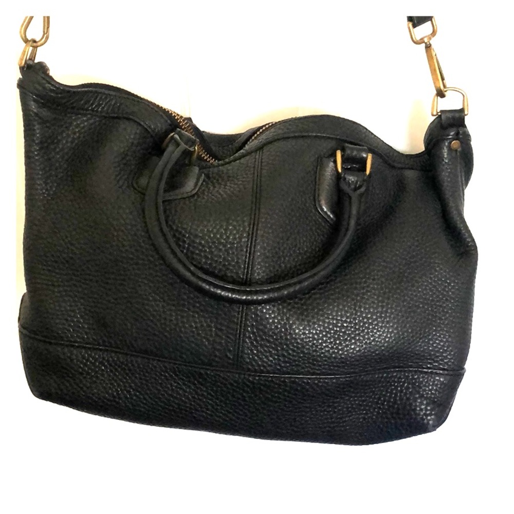 Madewell Berliner Satchel Pebbled Leather